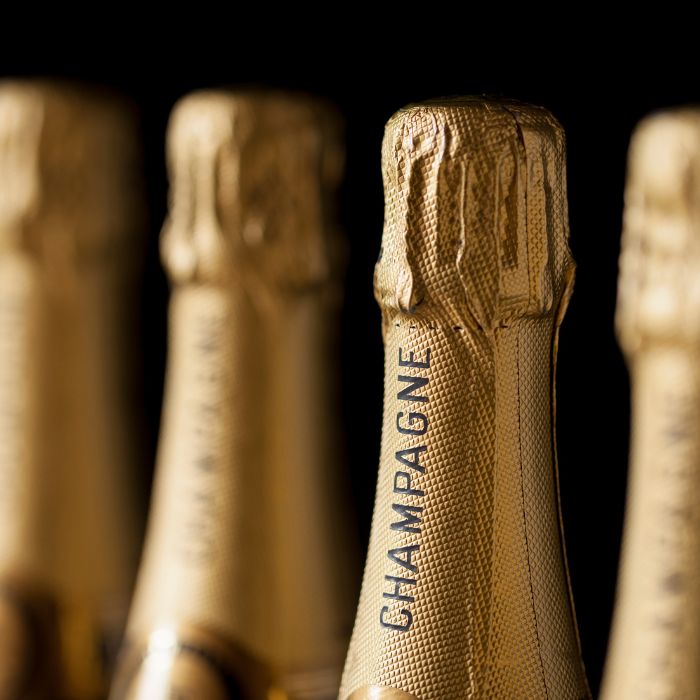 bouteilles de champagne